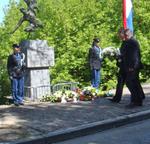 Kranslegging door voorzitter SMC, brigade generaal b.d. Jack Vlaming en penningmeester SMC, kapitein b.d. Eelco Bouwman (foto : 