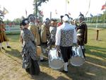 Optreden Trompetterkorps KMar in Diepenheim, 13 juni 2015