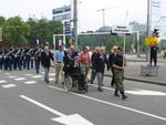 Nep veteraan Lentink in rolstoel