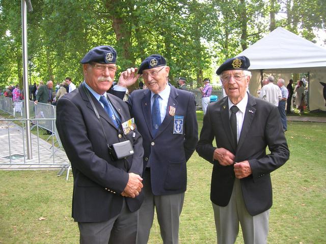 Frans, Charles en Wim -  foto : Arie van Veen