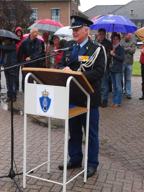 Kazernecommandant majoor Henk Rijke